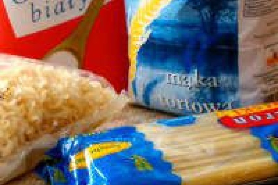 jedzenie makaron cukier