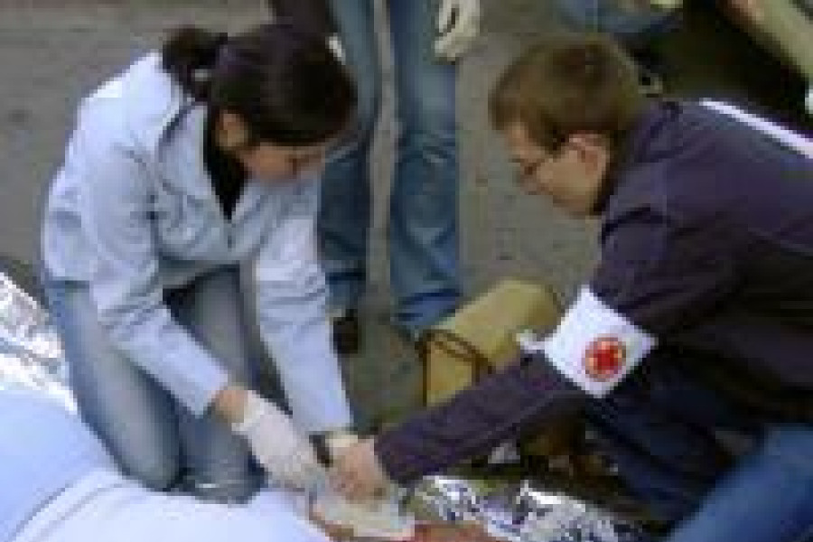 wypadek pierwsza pomoc