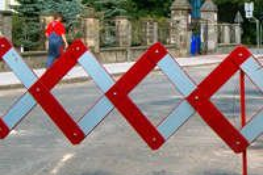 barierka zakaz wjazdu