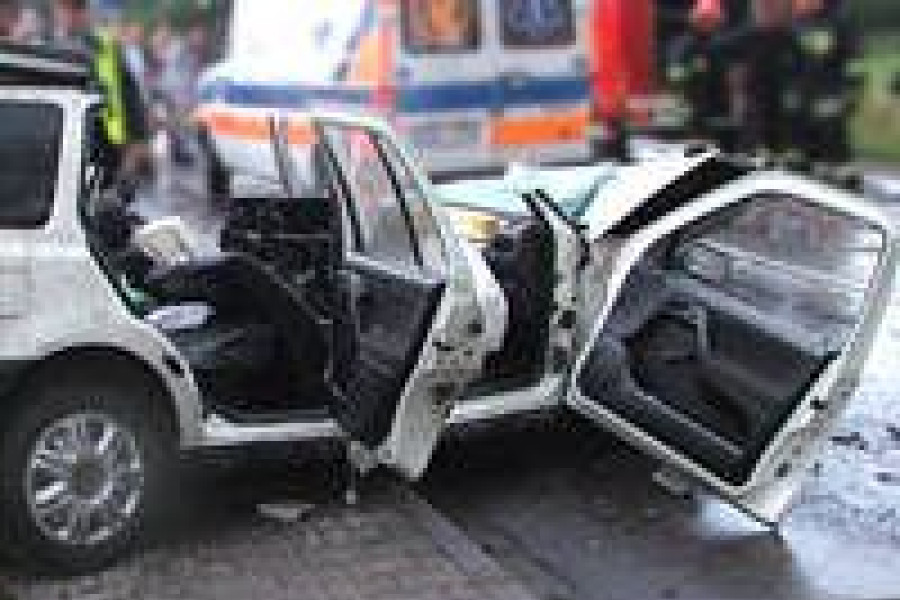wypadek wrak auto