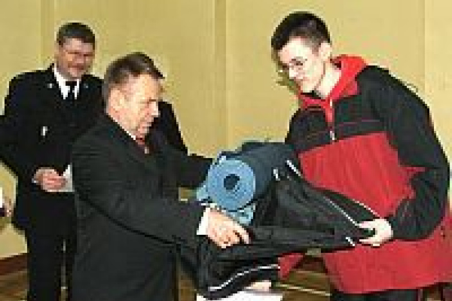 nagroda turniej pożarniczy chłopak wicestarosta