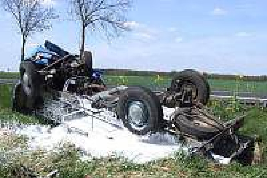 samochód żuk wypadek