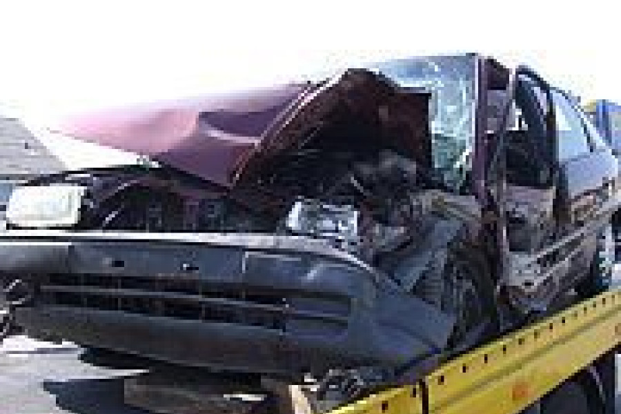 wypadek kolizja opel astra