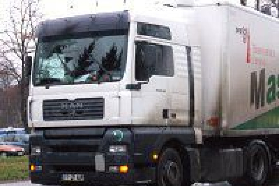 ciężarówka tir potrącenie