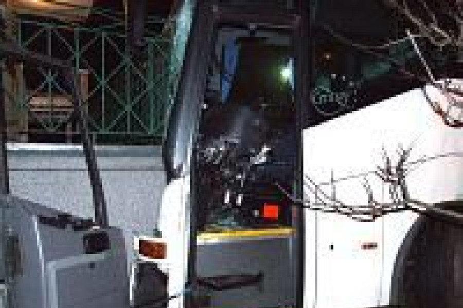 autobus budynek wypadek dolne młyny