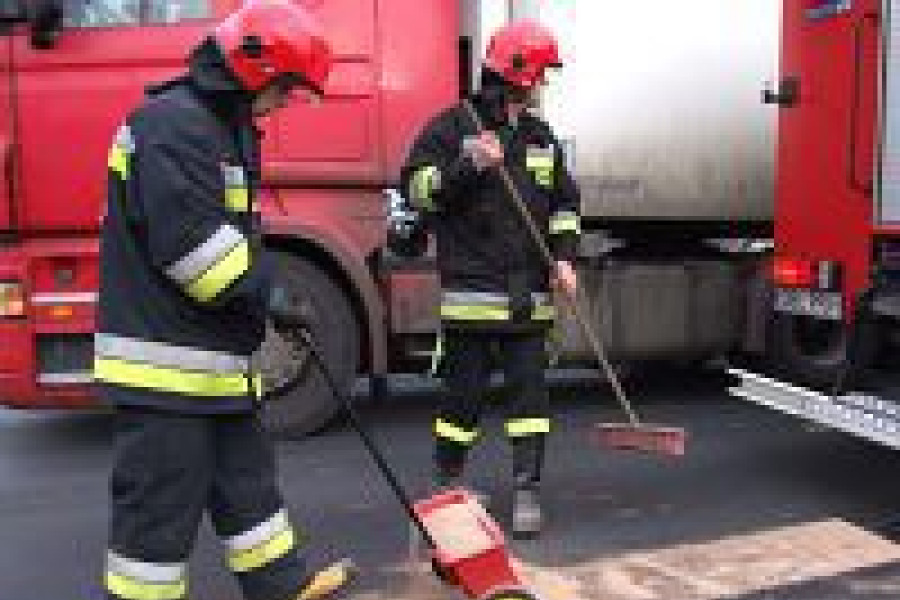 sorbent straż plama oleju