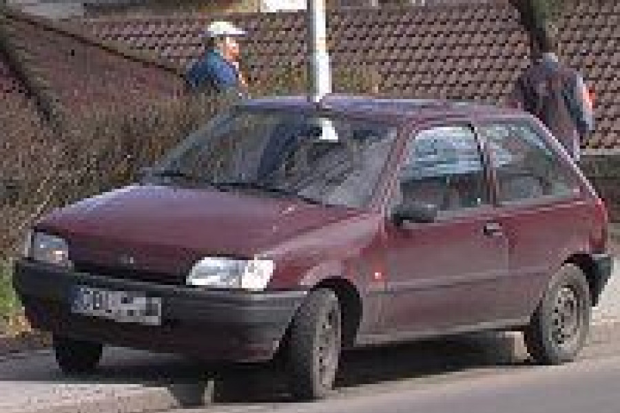 potrącenie ford fiesta