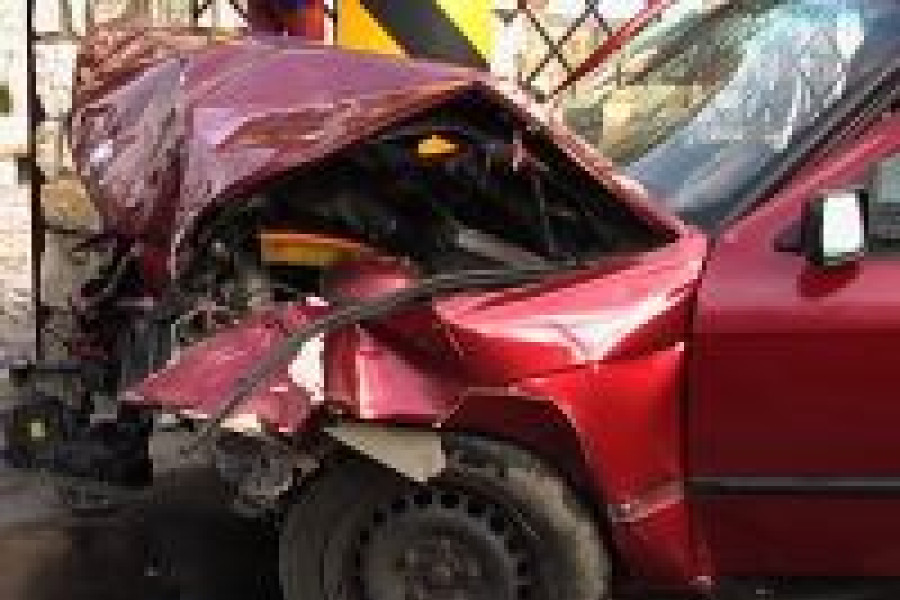 bmw wypadek łaziska