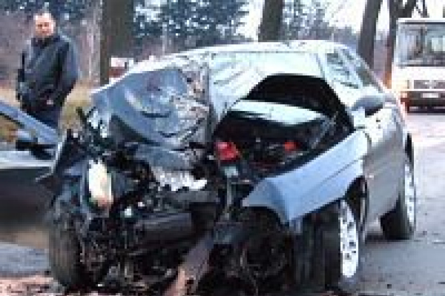 kolizja alfa romeo łaziska