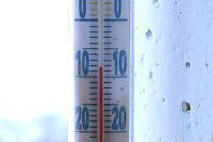 termometr mróz zima