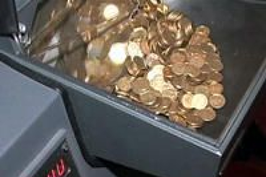 maszyna pieniądze bilon