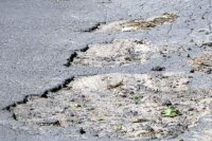 dziury jezdnia ulica Śluzowa