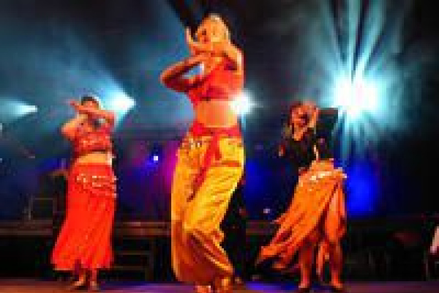 kobieta taniec flamenco