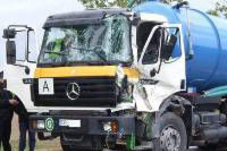 tir beczkowóz kolizja zebrzydowa