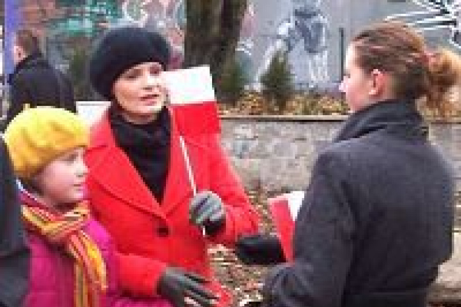 fms dziewczyna flaga