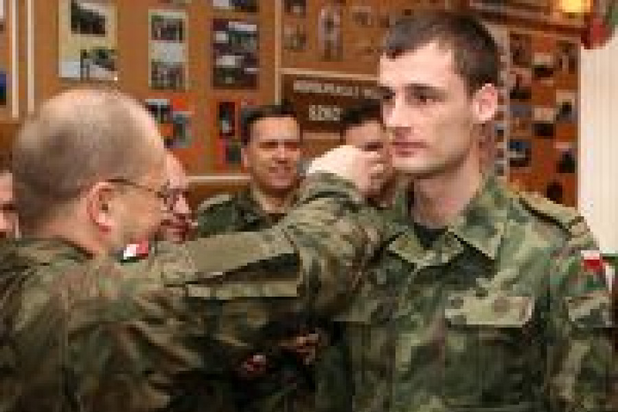 żołnierz dowódca awans