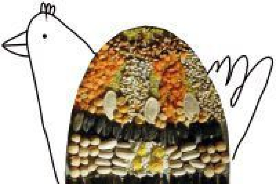 Kura jajo wielkanocne