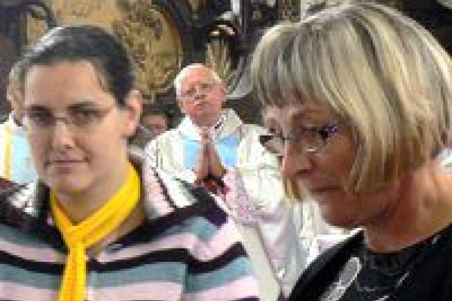 Uczestniczka pielgrzymka