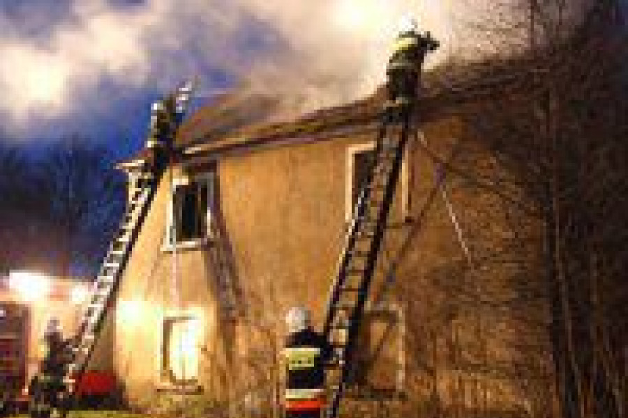 budynek pożar straż