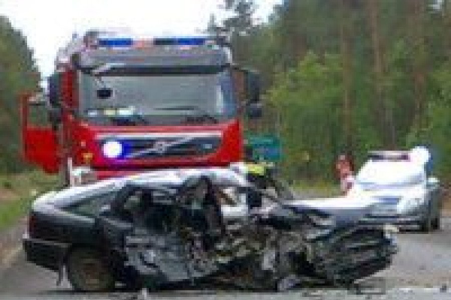 kolizja policja trzebień