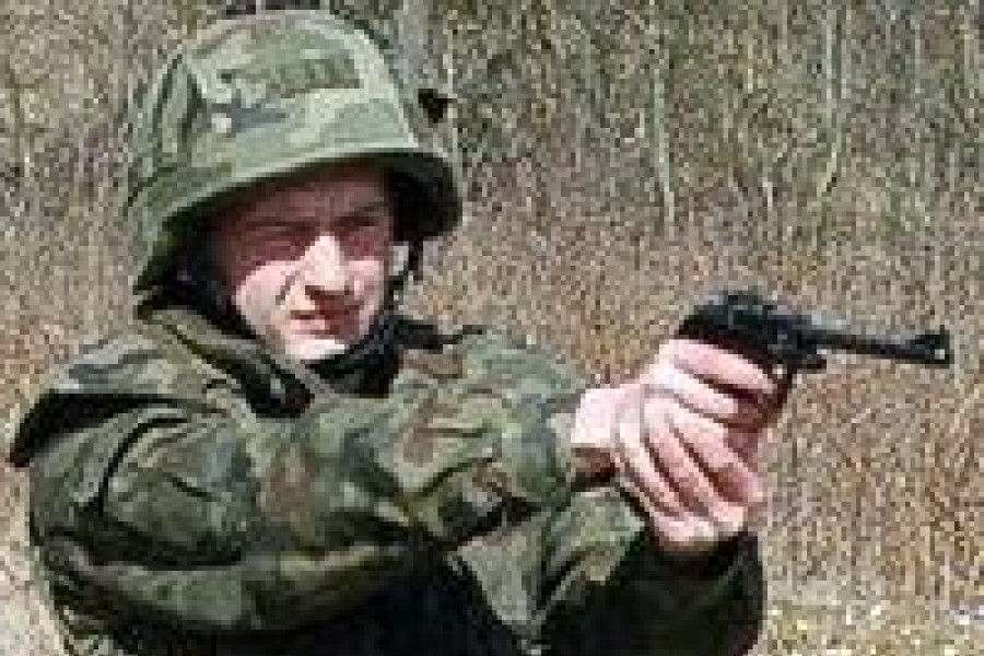 uczeń ćwiczenia wojsko