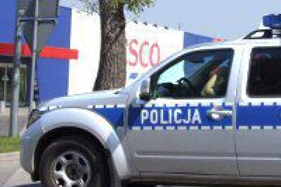 policja radiowóz tesco