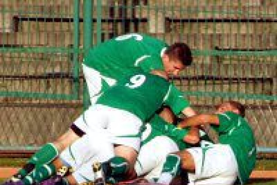 piłkarze bks radość