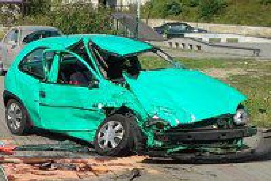 wypadek opel wiadukt