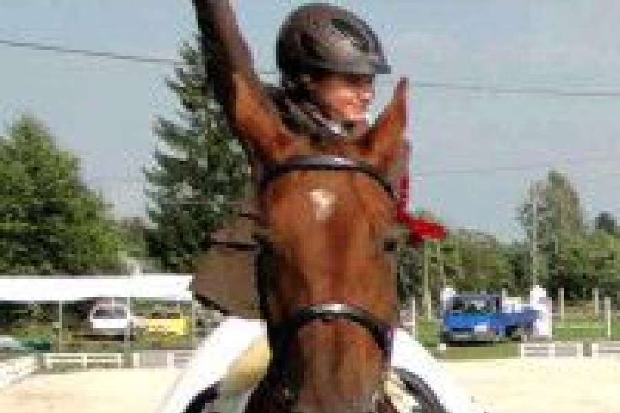 dziewczynka koń zawody