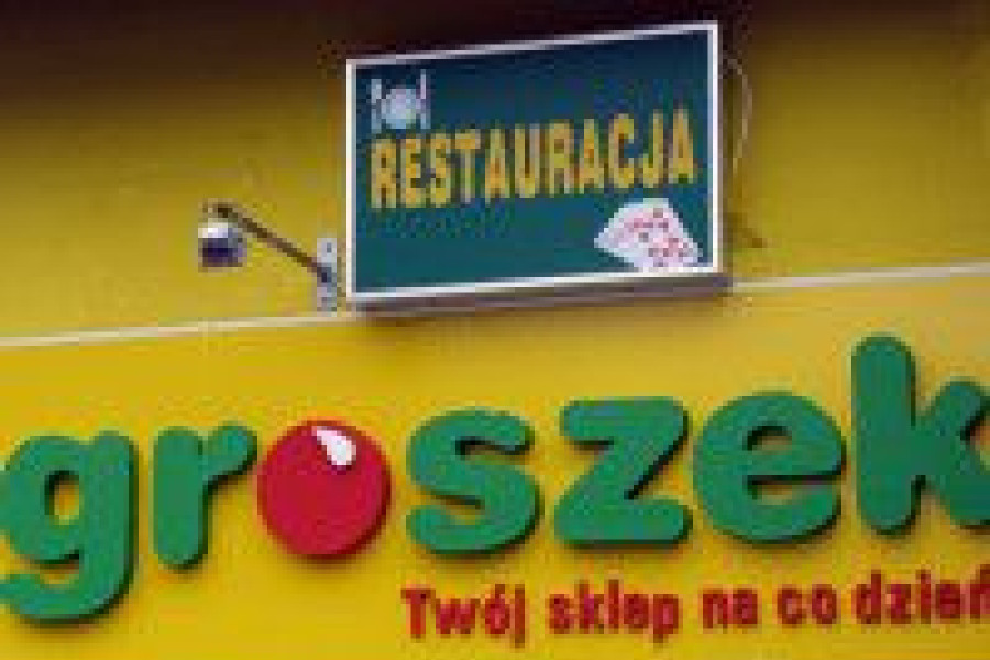 groszek liliput logo restauracja sklep