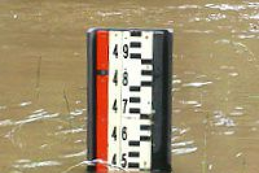 wodowskaz rzeka bóbr dąbrowa bolesławiecka