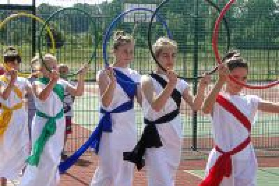 dziewczynka dzień sportu