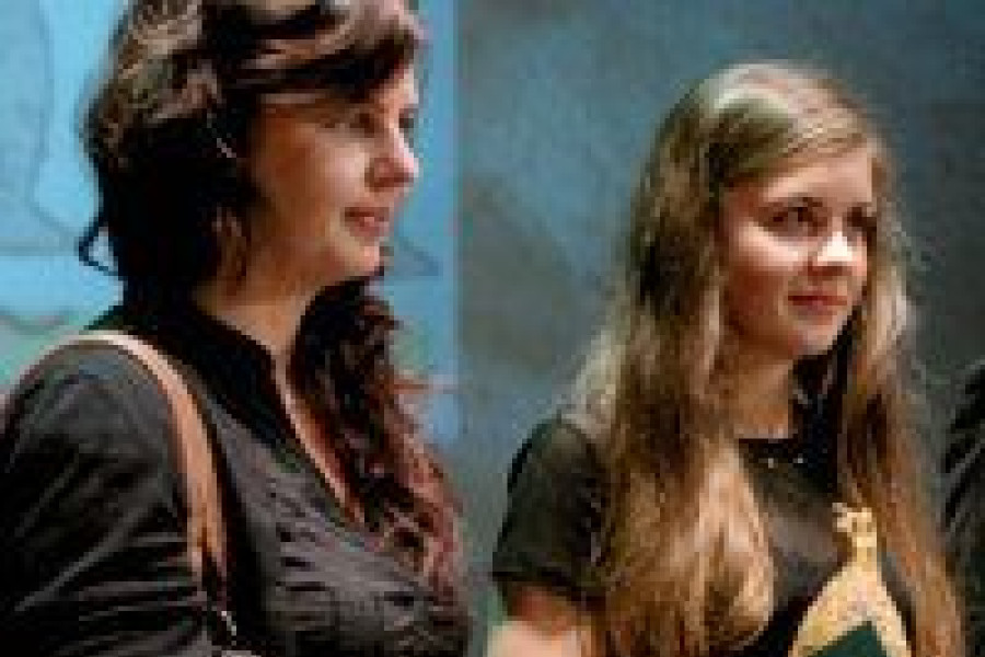 Angelika Haniszewska z mamą