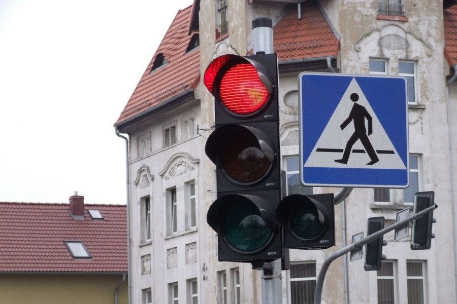 sygnalizacja gdańska łokietka światła sygnalizator