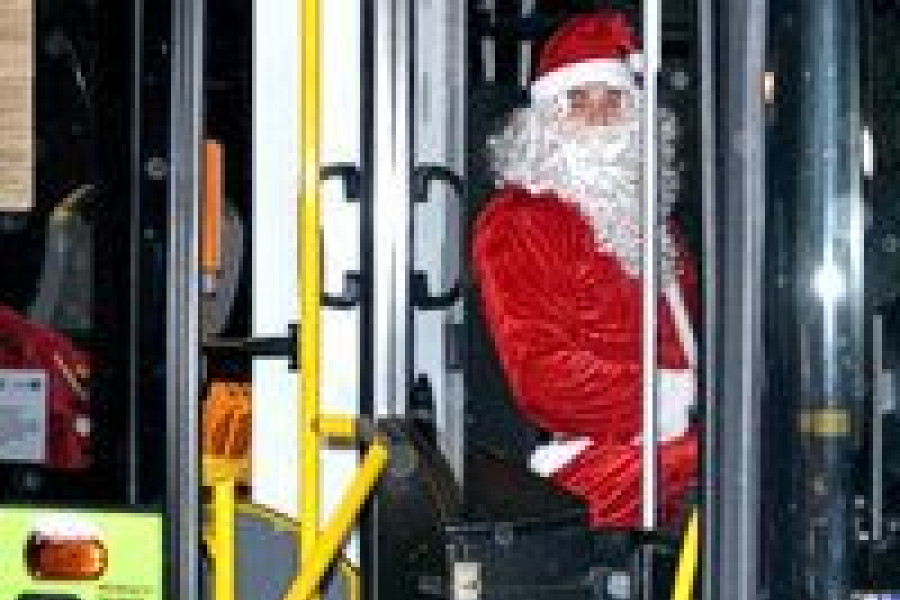 Mikołaj autobus mzk