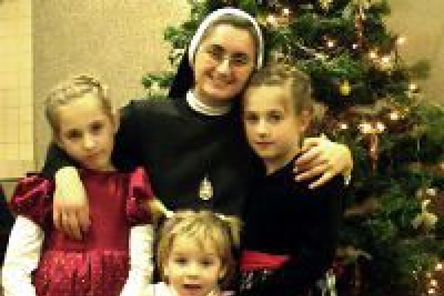 dziecko święta zakonnica