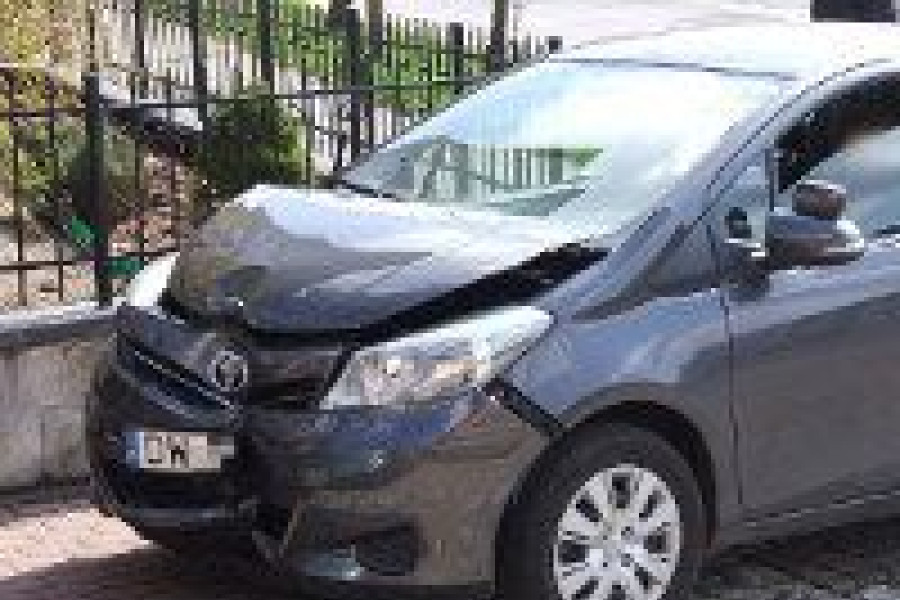 kolizja targowisko toyota