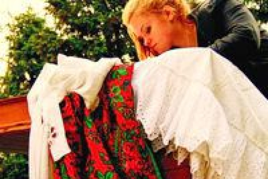 kobieta skrzynia plakat