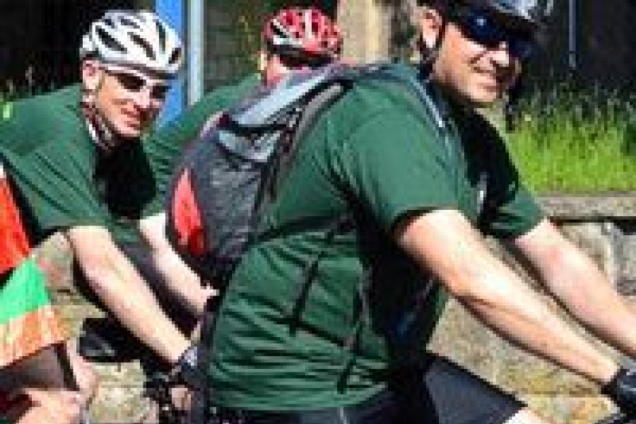 rajd rowerzysta żołnierz