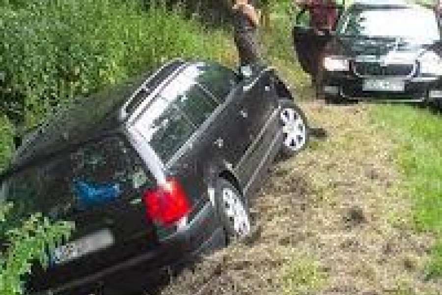 łąka passat volkswagen wypadek