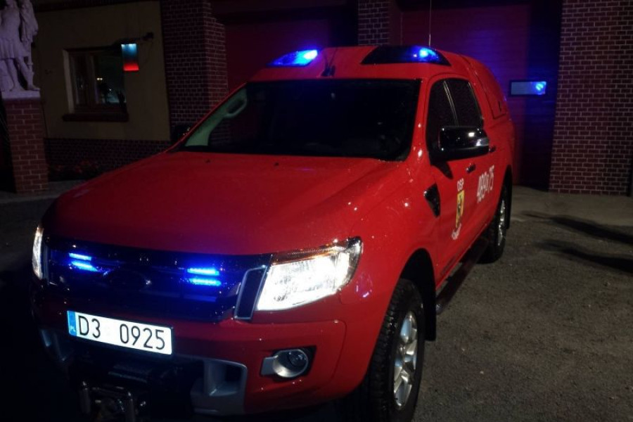 samochód strażacki