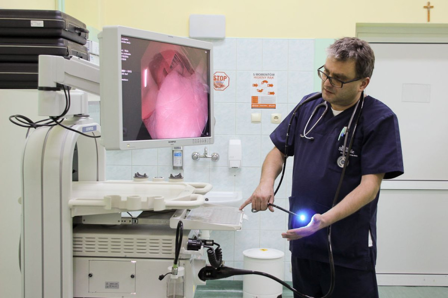wojcieh kurasz endoskop szpital
