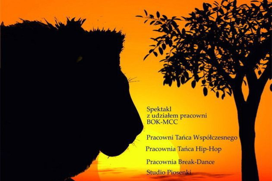 plakat musical król lew