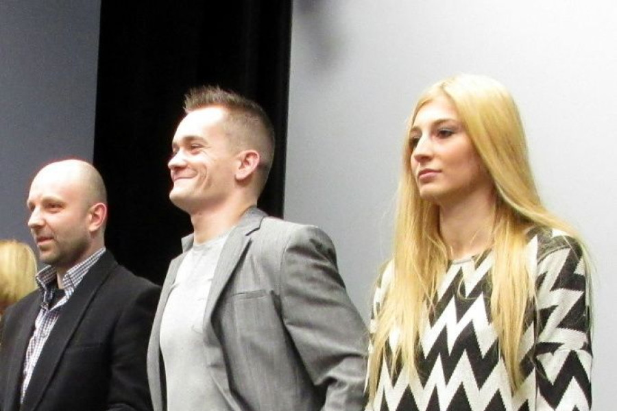 Magdalena Średnicka  Michał Majda i Mariusz Leśniak