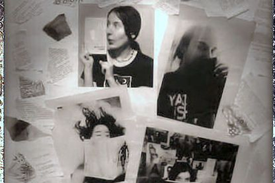 plakat książka selfi