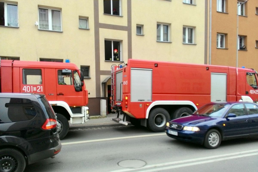 pożar żwirki i wigury straż