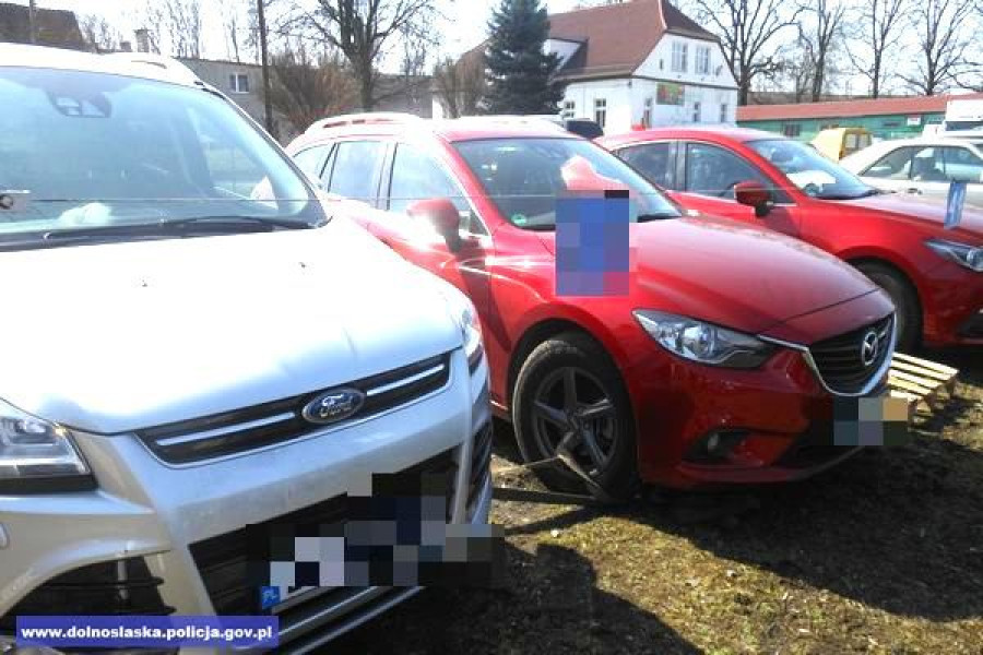 policja kradzież auto trzebień