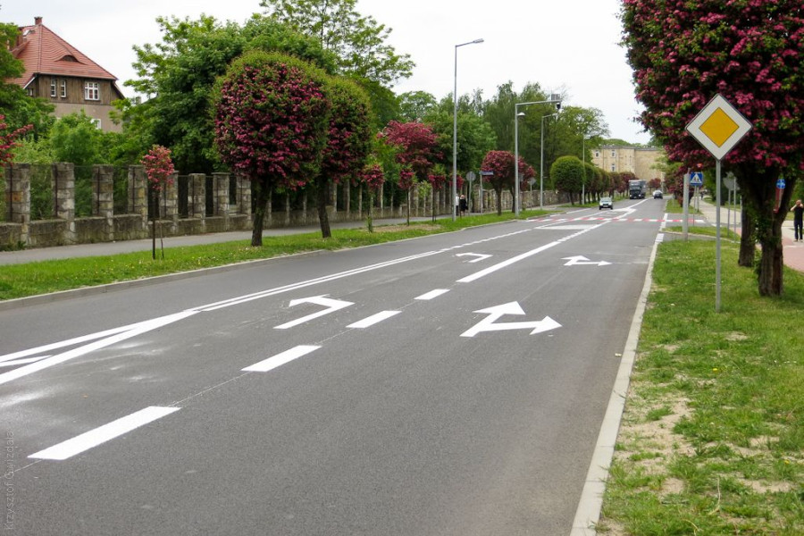 lewoskręt błąd oznakowanie