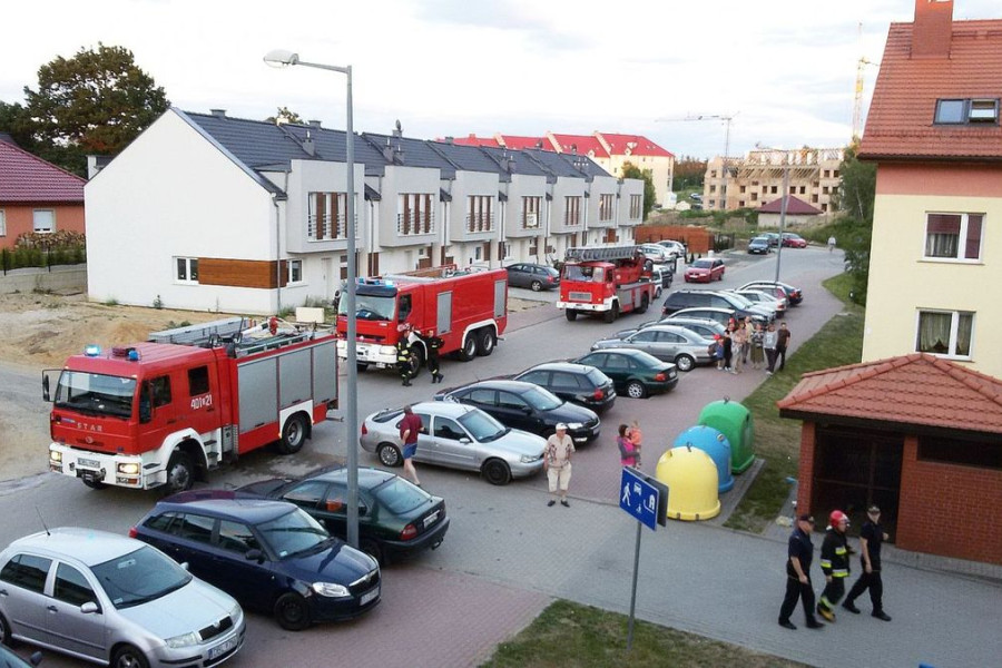 ogień pożar śluzowa