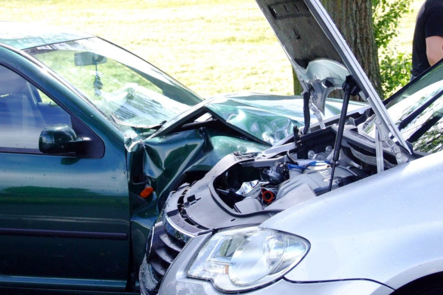 zderzenie kolizja warta bolesławiecka volkswagen